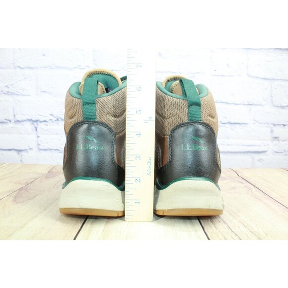 LL Bean Primaloft Brown Leather Trekking Hiking Boots Size 7.5 M - Picture 6 of 9